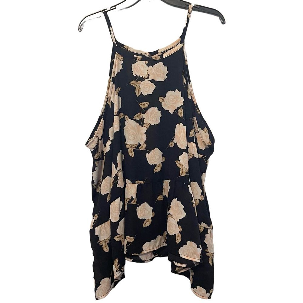 Torrid Floral Sheer Tank Top